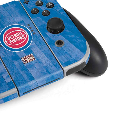 NBA Detroit Pistons Hardwood Classics Nintendo Switch OLED (2021) Skin