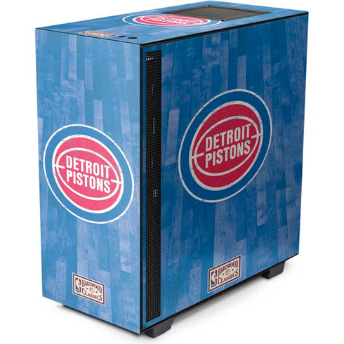 NBA Detroit Pistons Hardwood Classics NZXT H510 Compact ATX Mid-Tower Case Skin
