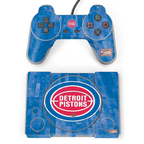 NBA Detroit Pistons Hardwood Classics PlayStation Classic Bundle Skin