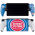 NBA Detroit Pistons Hardwood Classics PlayStation Portal Remote Player Skin