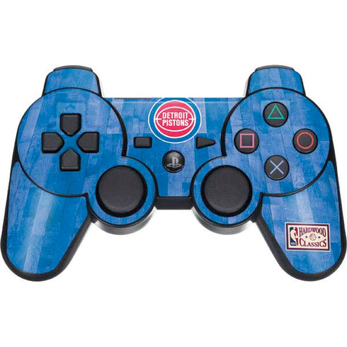 NBA Detroit Pistons Hardwood Classics PS3 Dual Shock wireless controller Skin