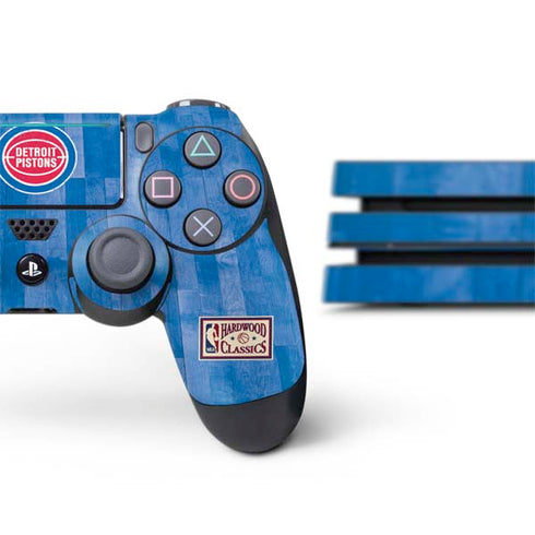 NBA Detroit Pistons Hardwood Classics PS4 Pro Bundle Skin