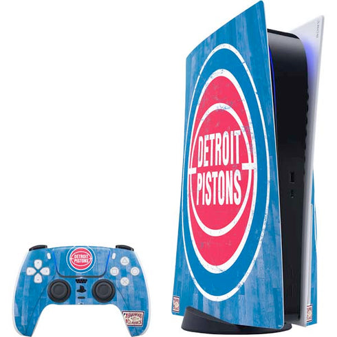 NBA Detroit Pistons Hardwood Classics PS5 Bundle Skin