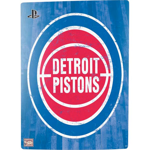 NBA Detroit Pistons Hardwood Classics PS5 Console Skin