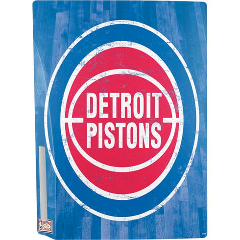 NBA Detroit Pistons Hardwood Classics PS5 Console Skin