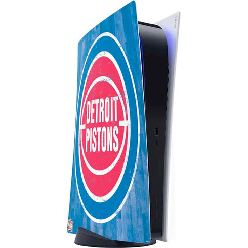 NBA Detroit Pistons Hardwood Classics PS5 Digital Edition Console Skin