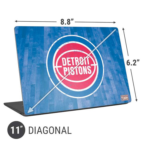 NBA Detroit Pistons Hardwood Classics Universal Laptop 11in (8.8 x 6.2in) Skin