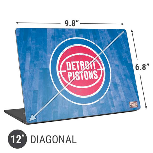 NBA Detroit Pistons Hardwood Classics Universal Laptop 12in (9.8 x 6.8in) Skin