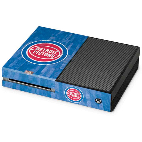 NBA Detroit Pistons Hardwood Classics Xbox One Console Skin
