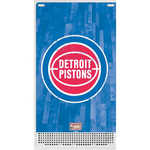 NBA Detroit Pistons Hardwood Classics Xbox Series S Console Skin