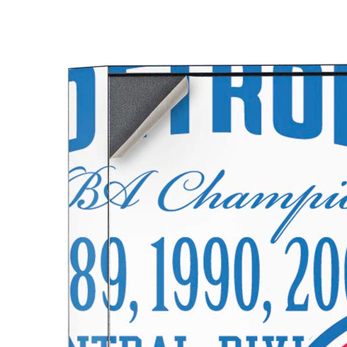 NBA Detroit Pistons Historic Blast Corsair 4000D Tempered Glass Mid-Tower ATX Case Skin