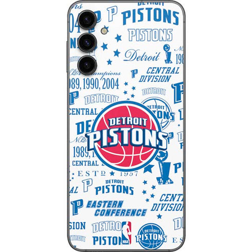 NBA Detroit Pistons Historic Blast Galaxy A14 5G Skin