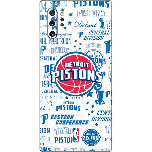 NBA Detroit Pistons Historic Blast Galaxy Note 10 Plus Skin