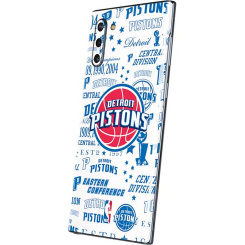 NBA Detroit Pistons Historic Blast Galaxy Note 10 Skin