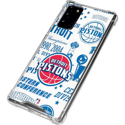NBA Detroit Pistons Historic Blast Galaxy Note20 5G Clear Case