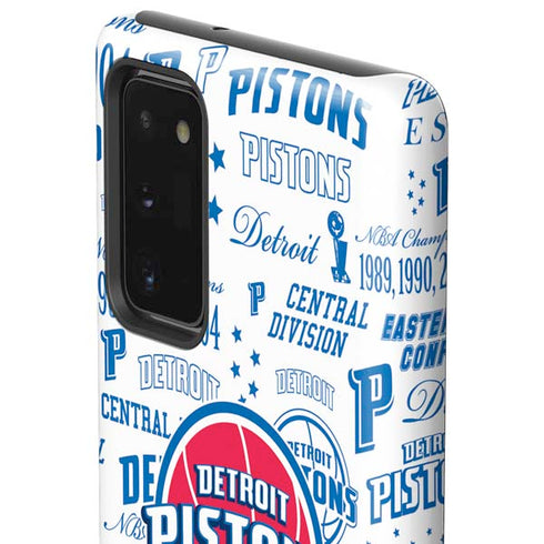 NBA Detroit Pistons Historic Blast Galaxy Note20 5G Pro Case