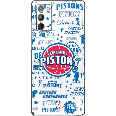 NBA Detroit Pistons Historic Blast Galaxy Note20 5G Skin