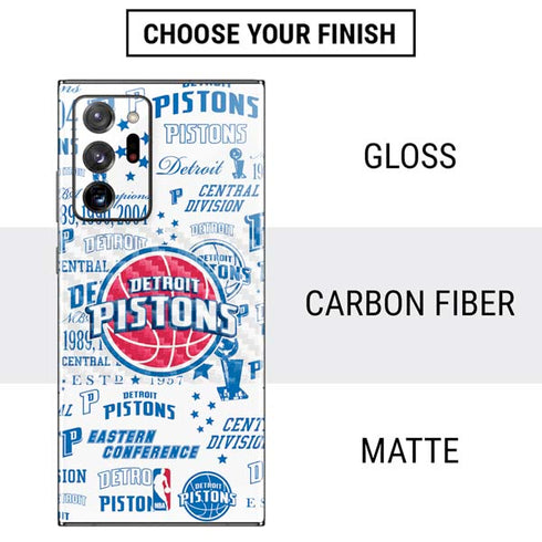 NBA Detroit Pistons Historic Blast Galaxy Note20 Ultra 5G Skin