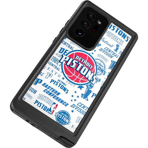 NBA Detroit Pistons Historic Blast Galaxy Note20 Ultra 5G Waterproof Case