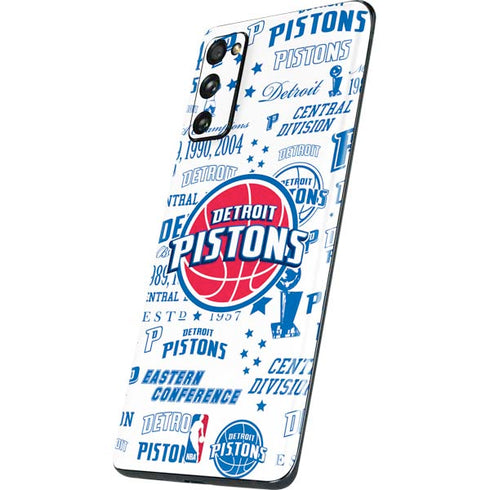 NBA Detroit Pistons Historic Blast Galaxy S20 Fan Edition Skin