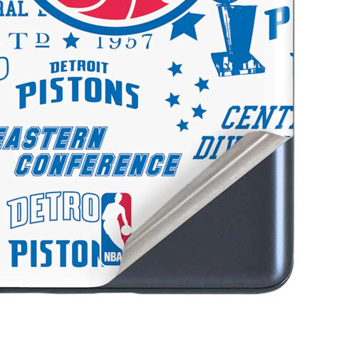 NBA Detroit Pistons Historic Blast Galaxy S20 Fan Edition Skin