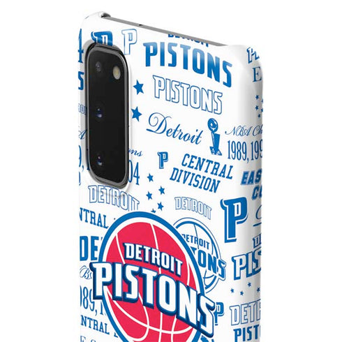 NBA Detroit Pistons Historic Blast Galaxy S20 Lite Case