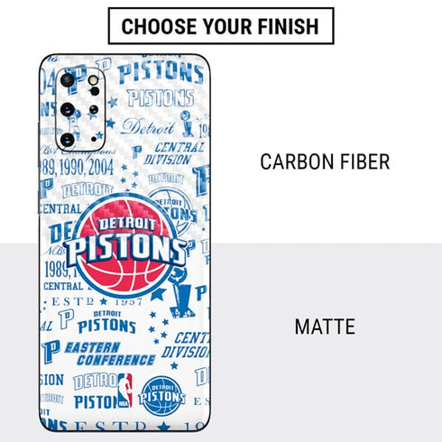 NBA Detroit Pistons Historic Blast Galaxy S20 Plus Skin