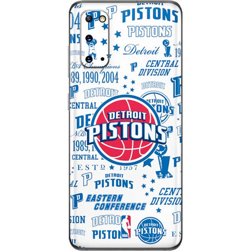 NBA Detroit Pistons Historic Blast Galaxy S20 Skin