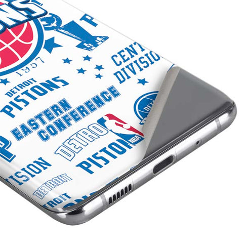 NBA Detroit Pistons Historic Blast Galaxy S20 Skin