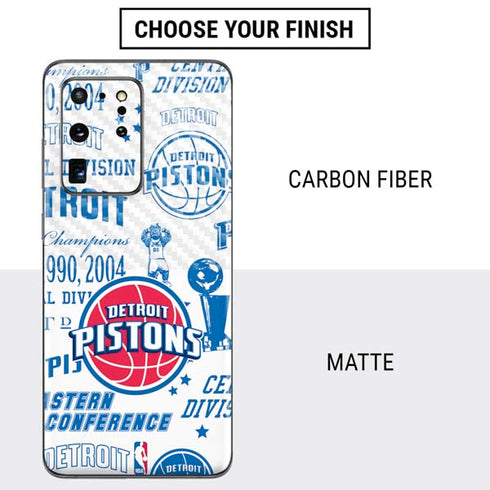 NBA Detroit Pistons Historic Blast Galaxy S20 Ultra 5G Skin