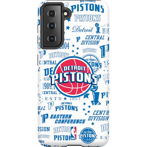 NBA Detroit Pistons Historic Blast Galaxy S21 5G Pro Case