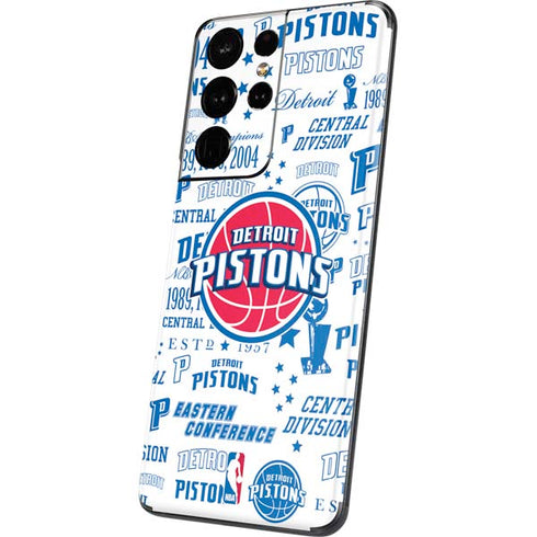 NBA Detroit Pistons Historic Blast Galaxy S21 Ultra 5G Skin