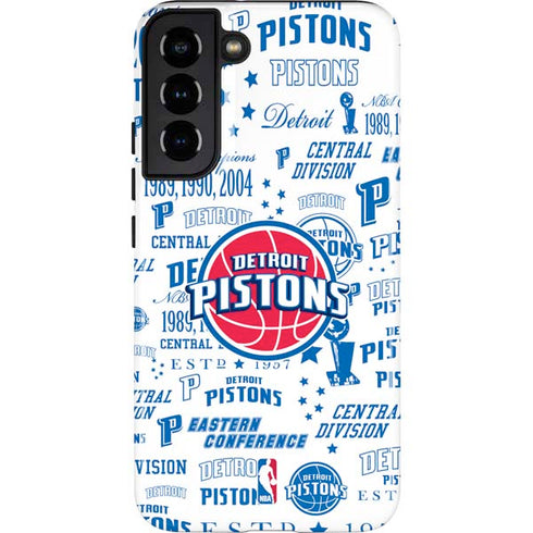 NBA Detroit Pistons Historic Blast Galaxy S22 Plus Pro Case