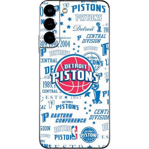 NBA Detroit Pistons Historic Blast Galaxy S22 Plus Skin