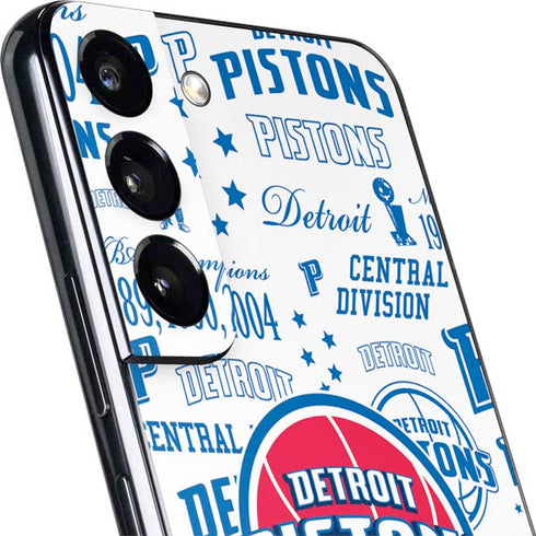 NBA Detroit Pistons Historic Blast Galaxy S22 Plus Skin