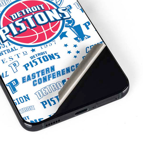 NBA Detroit Pistons Historic Blast Galaxy S22 Plus Skin