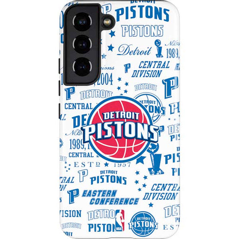 NBA Detroit Pistons Historic Blast Galaxy S22 Pro Case