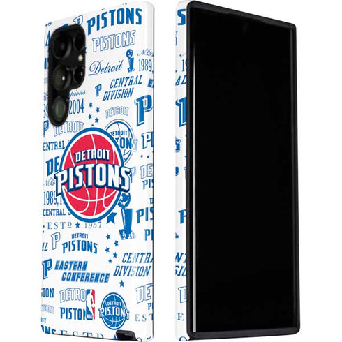 NBA Detroit Pistons Historic Blast Galaxy S22 Ultra Pro Case