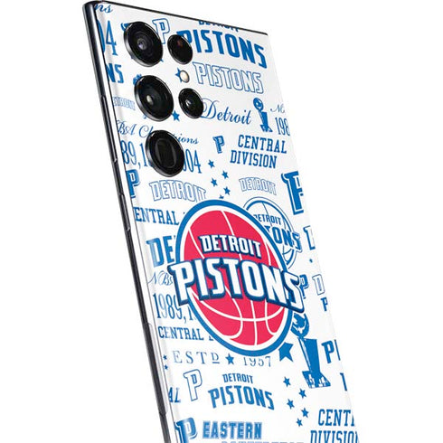 NBA Detroit Pistons Historic Blast Galaxy S22 Ultra Skin