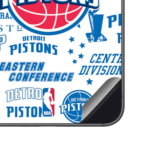 NBA Detroit Pistons Historic Blast Galaxy S23 FE Skin