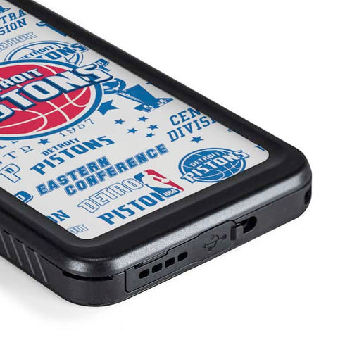 NBA Detroit Pistons Historic Blast Galaxy S23 Plus Waterproof Case