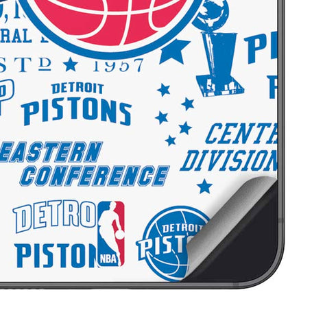 NBA Detroit Pistons Historic Blast Galaxy S23 Skin