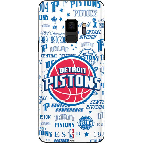 NBA Detroit Pistons Historic Blast Galaxy S9 Skin