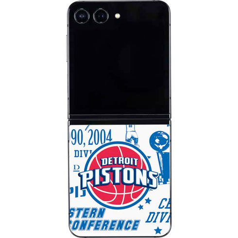 NBA Detroit Pistons Historic Blast Galaxy Z Flip5 5G Skin