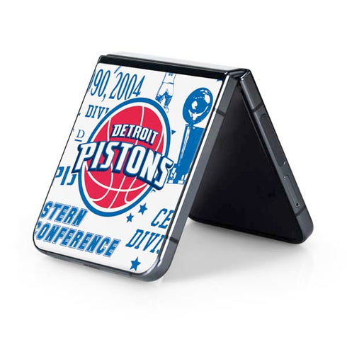 NBA Detroit Pistons Historic Blast Galaxy Z Flip5 5G Skin