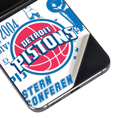 NBA Detroit Pistons Historic Blast Galaxy Z Flip5 5G Skin