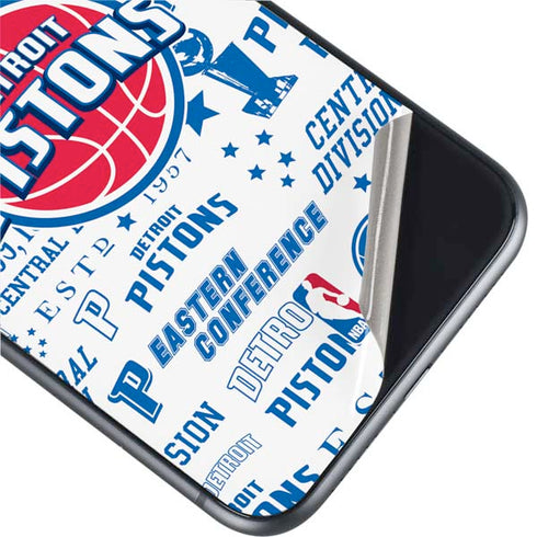 NBA Detroit Pistons Historic Blast iPhone 11 Skin