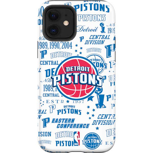 NBA Detroit Pistons Historic Blast iPhone 12 Impact Case