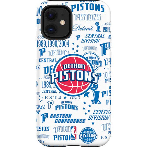 NBA Detroit Pistons Historic Blast iPhone 12 Mini Impact Case