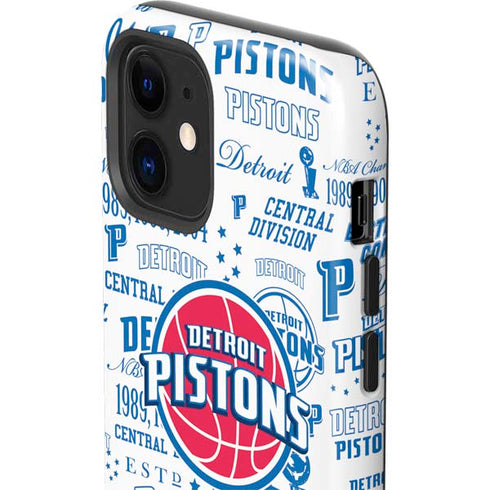 NBA Detroit Pistons Historic Blast iPhone 12 Mini Impact Case